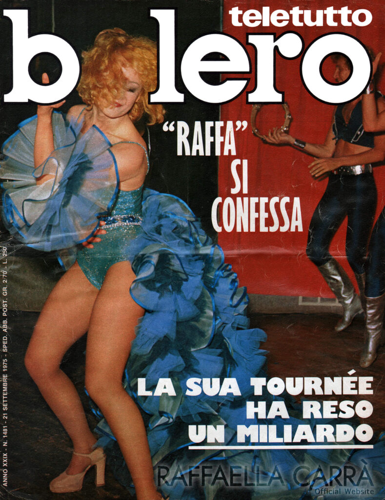 Bolero Teletutto – Settembre 1975 Italia