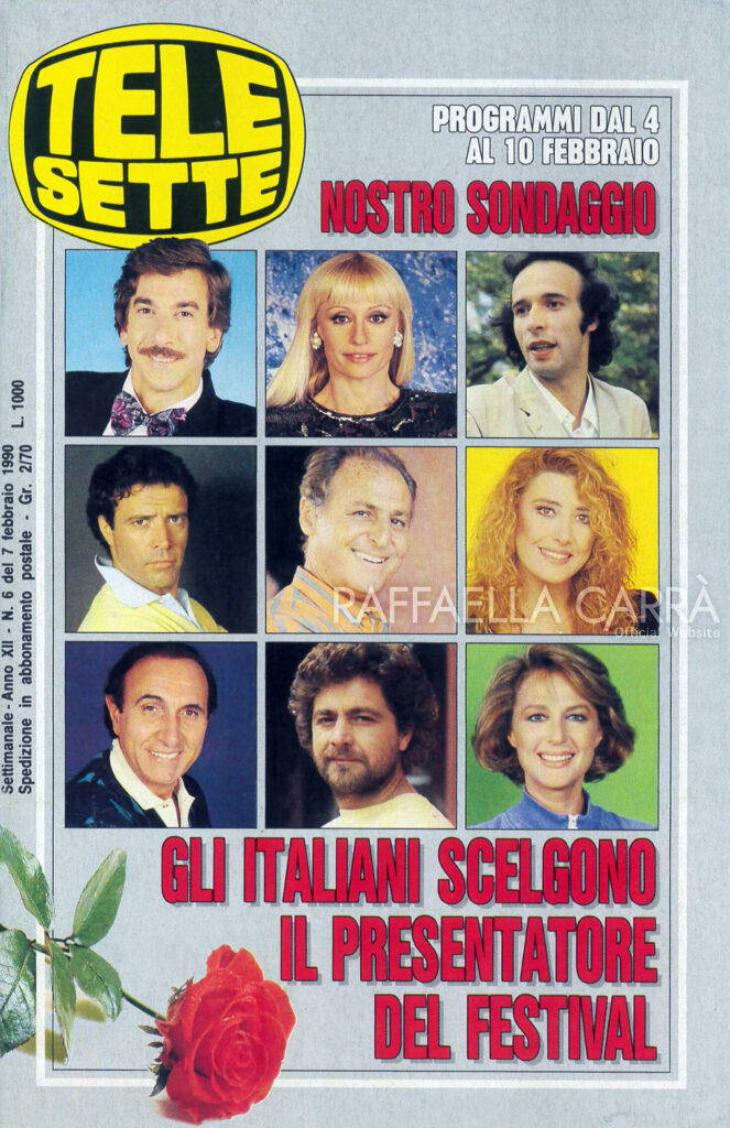 Telesette – Febbraio 1990 Italia