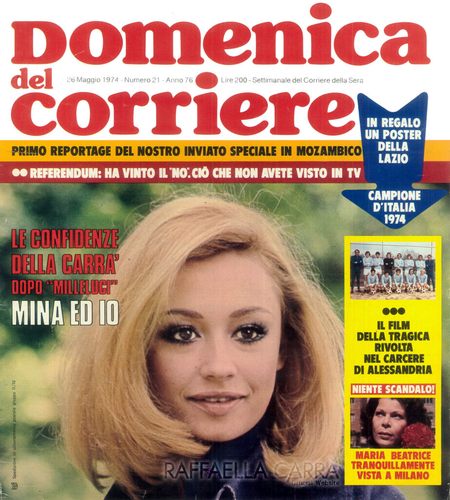 Domenica del Corriere Maggio 1974 Italia