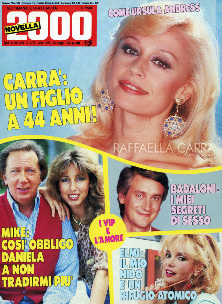 Novella 2000 – Maggio  1986 Italia