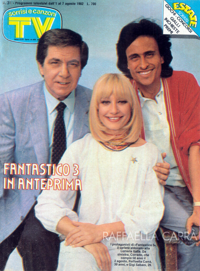 Sorrisi e Canzoni TV – Agosto 1982 Italia