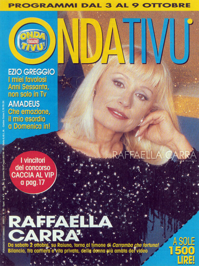 Onda Tivú Magazine – Ottobre 1999 Italia