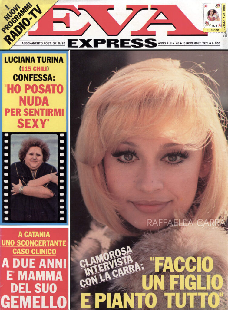 Eva Express – Novembre 1975 Italia