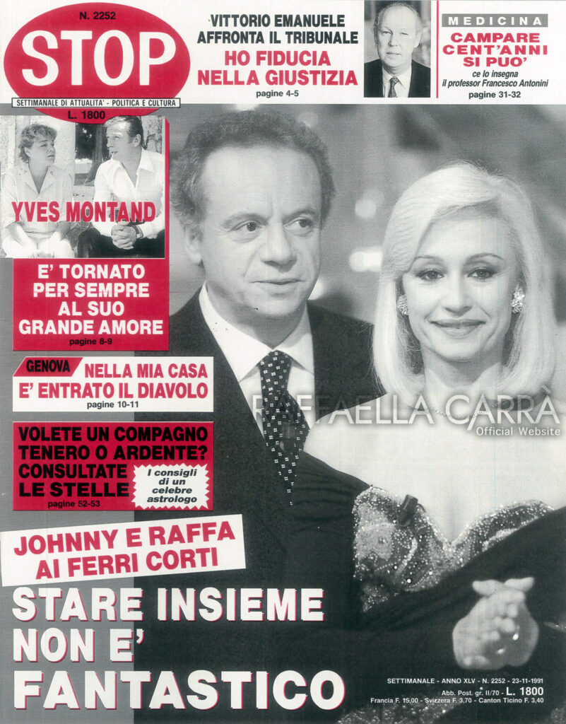 Stop – Novembre  1991 Italia