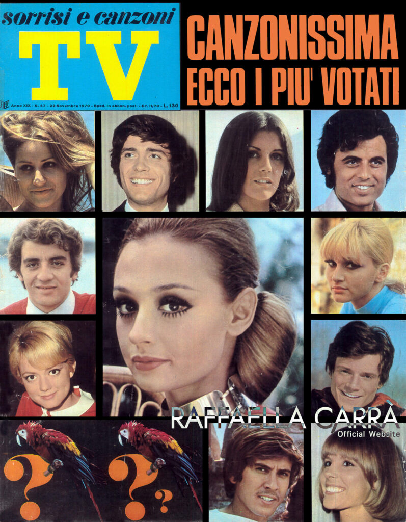 SORRISI e CANZONI TV – Ottobre 1970  Italia