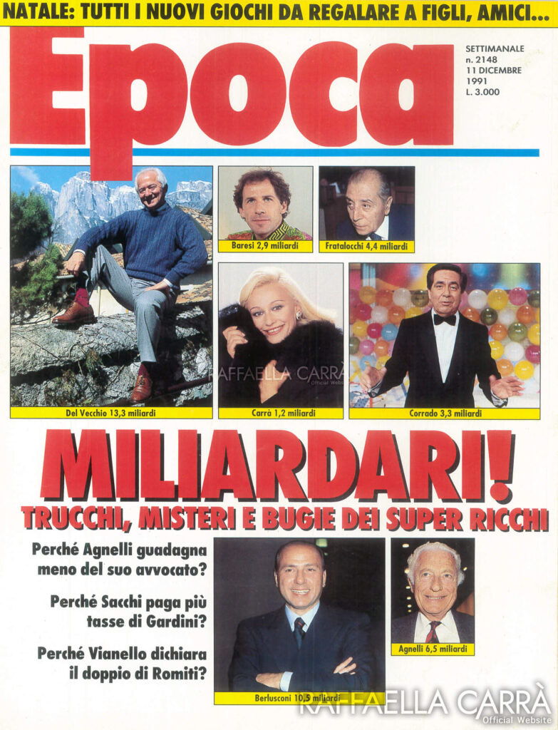 Epoca – Dicembre 1991 Italia