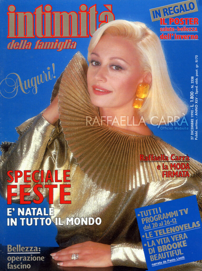 Intimità della famiglia  – Dicembre 1990 Italia