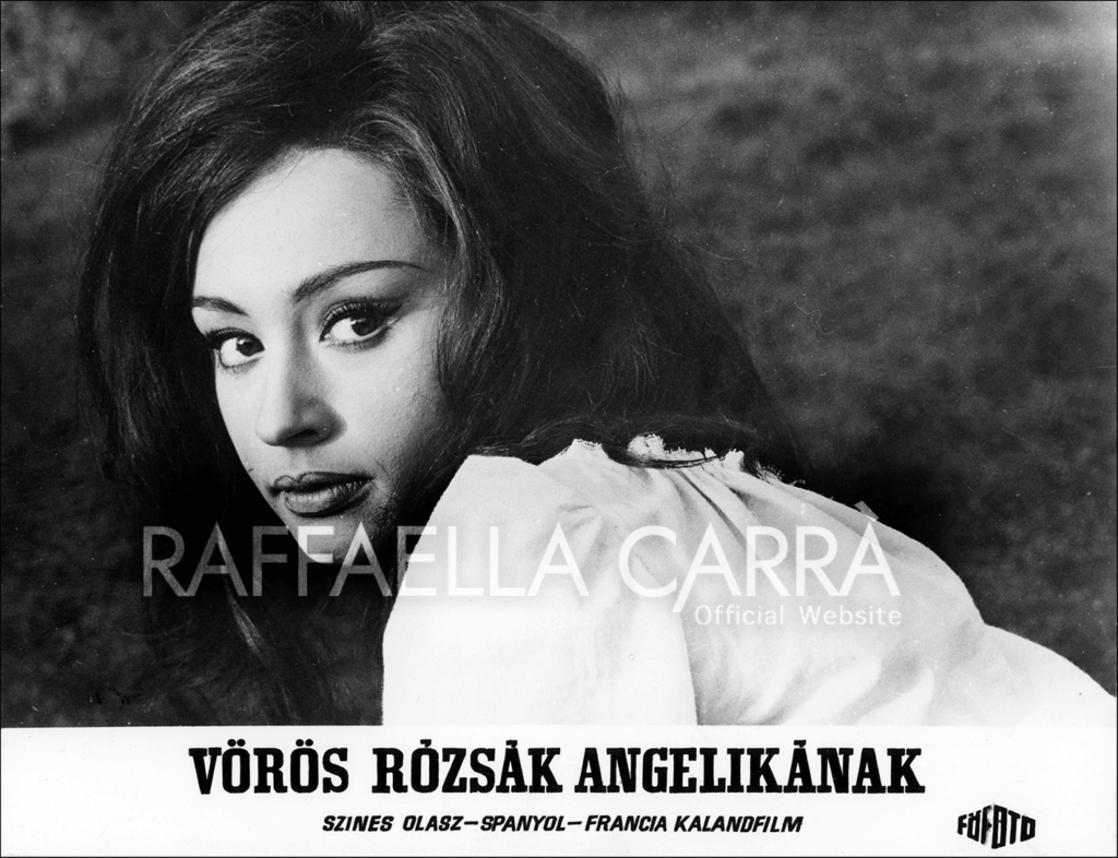 Fotografia promozionale del film “Rose rosse per Angelica” •  Ungheria 1966