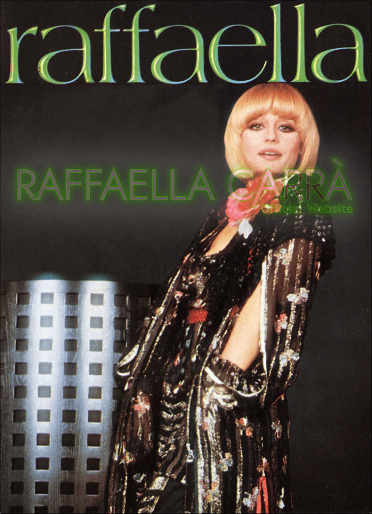Cartolina promo per l’album “Raffaella”• 1978, Italia