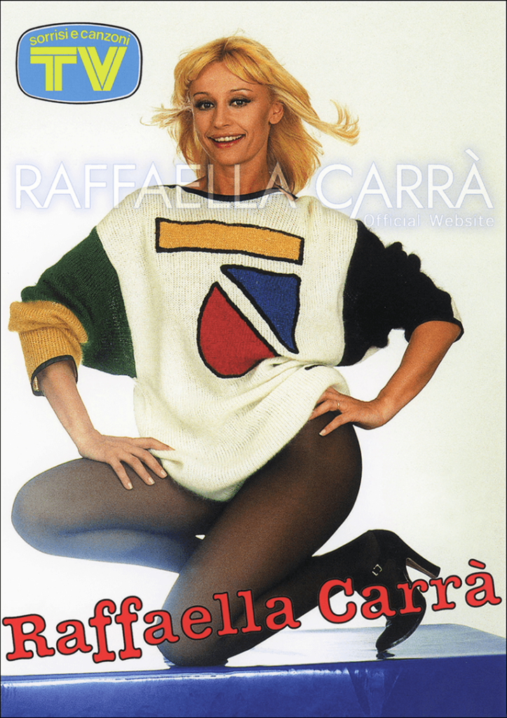 Cartolina promo “Sorrisi e Canzoni TV” per il live tour “Fantastico Show”• Italia , 1983