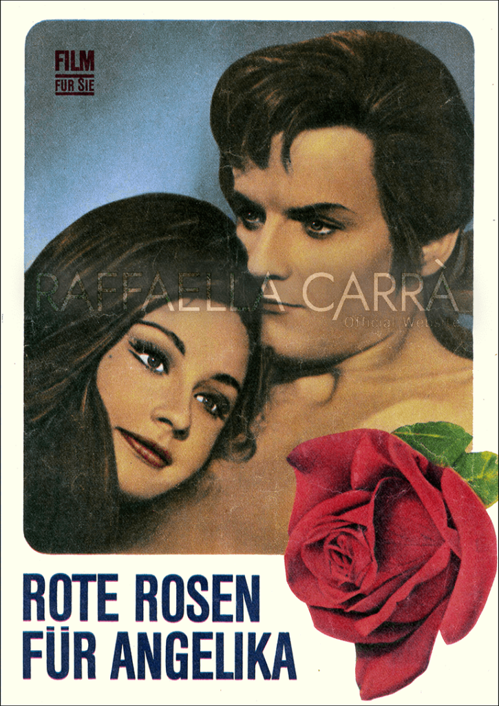 Brochure del film “Rote Rosen für Angelika” (Rose rosse per Angelica) • Germania 1966
