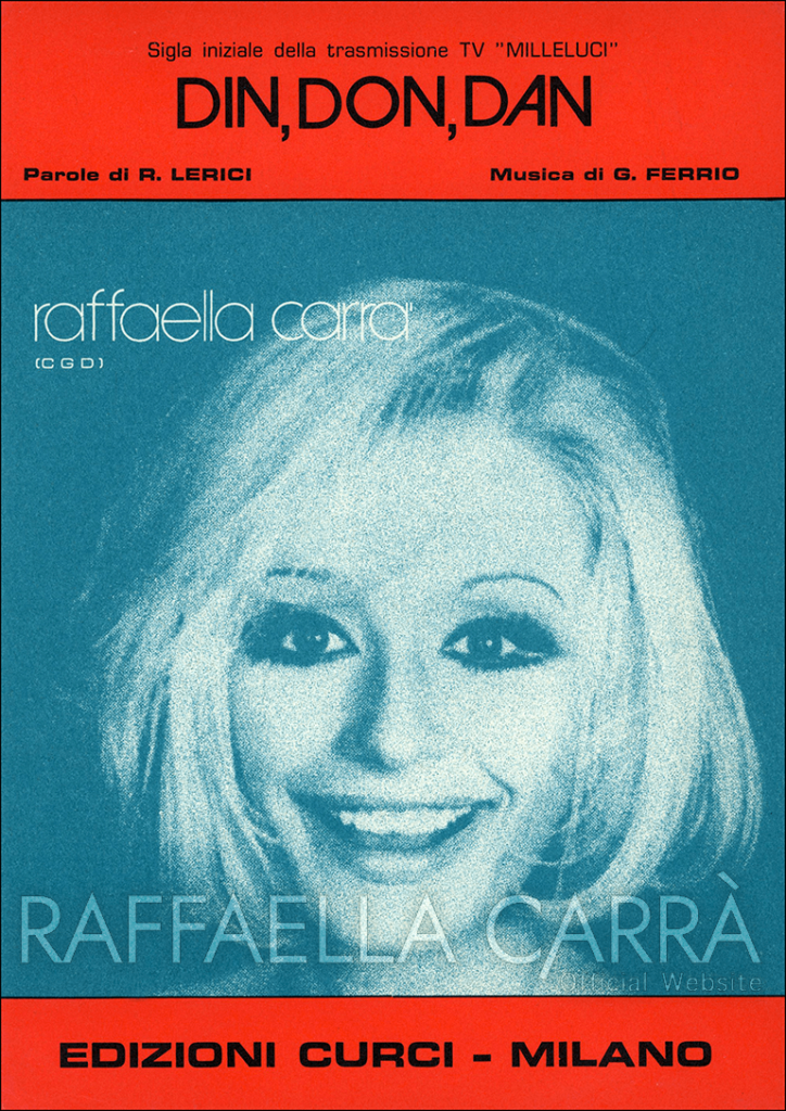 Din don dan • Spartito musicale Italia, 1974
