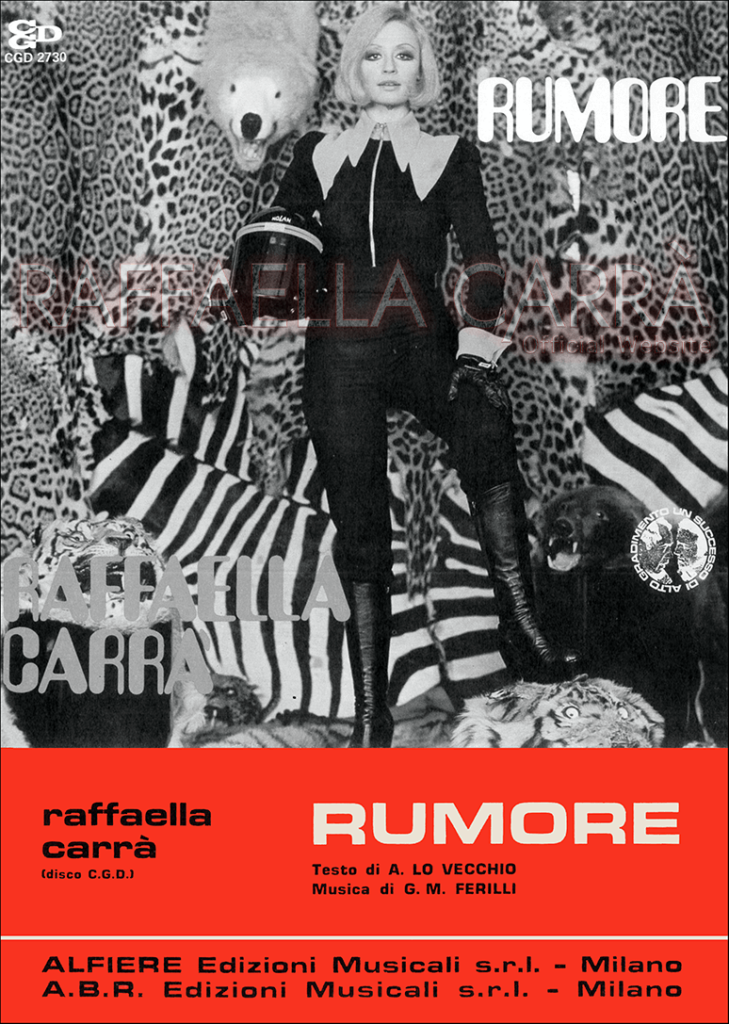 Rumore • Spartito musicale Italia, 1974