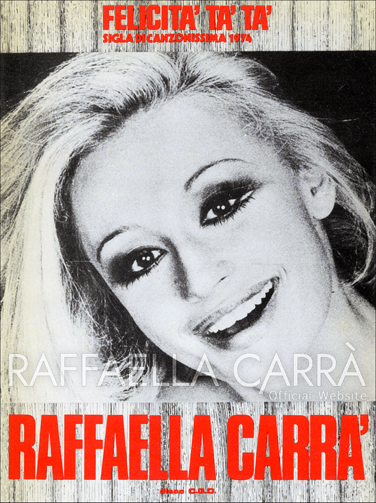 Felicitá tá tá •  Spartito musicale Italia, 1974