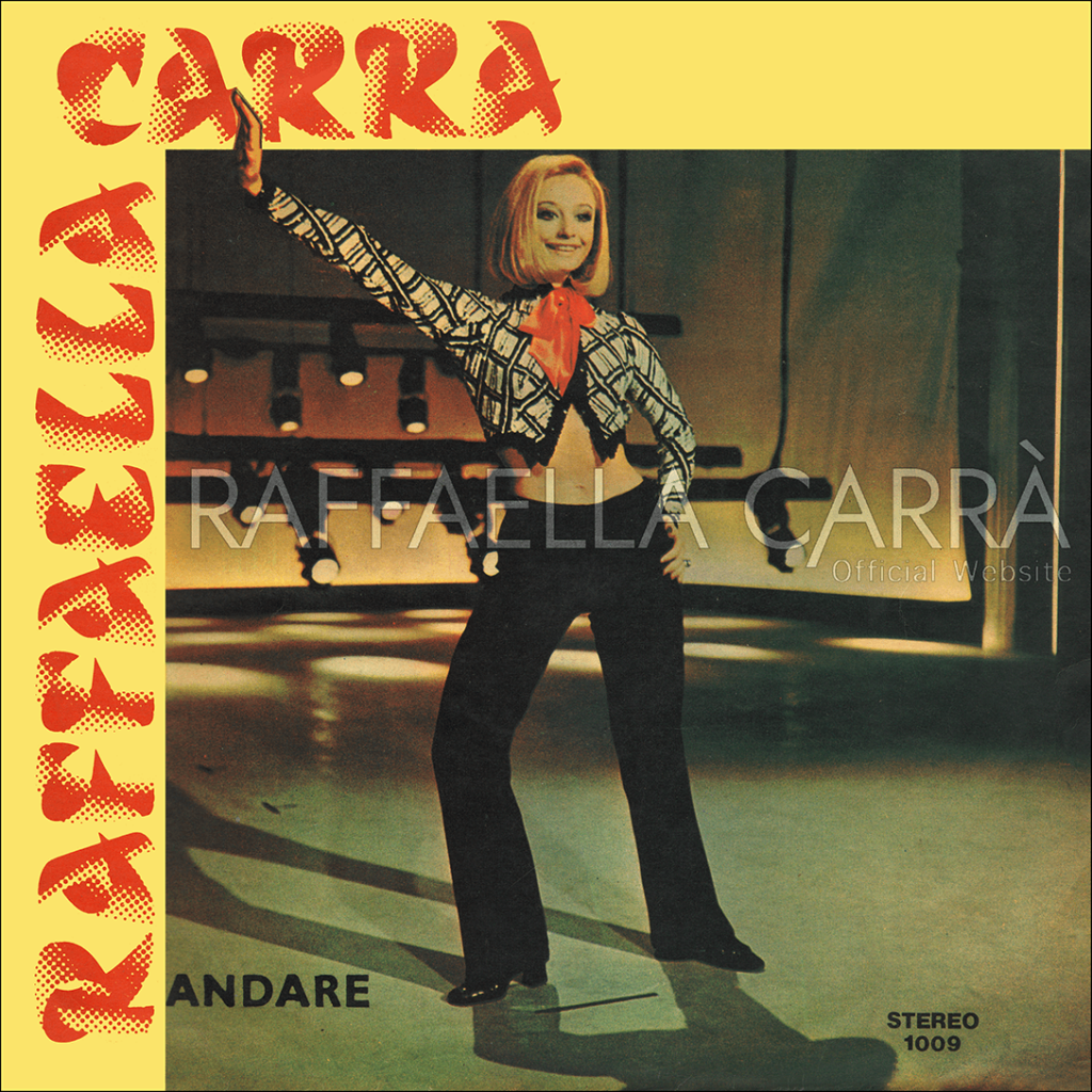 33 giri di Marcella Bella “Andare”. In copertina appare erroneamente Raffaella • Turchia 1977