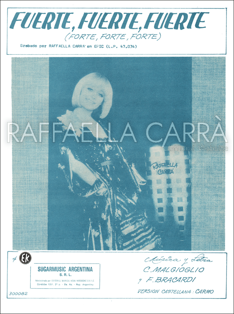 Fuerte fuerte fuerte • Spartito musicale Argentina, 1978