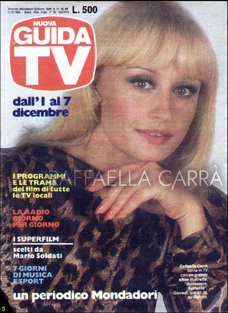 Guida TV –   Dicembre 1985, Italia