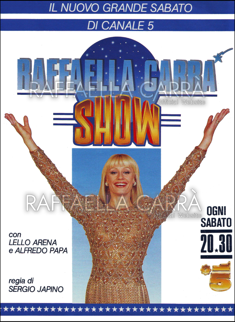 Locandina “Raffaella Carrá Show”
