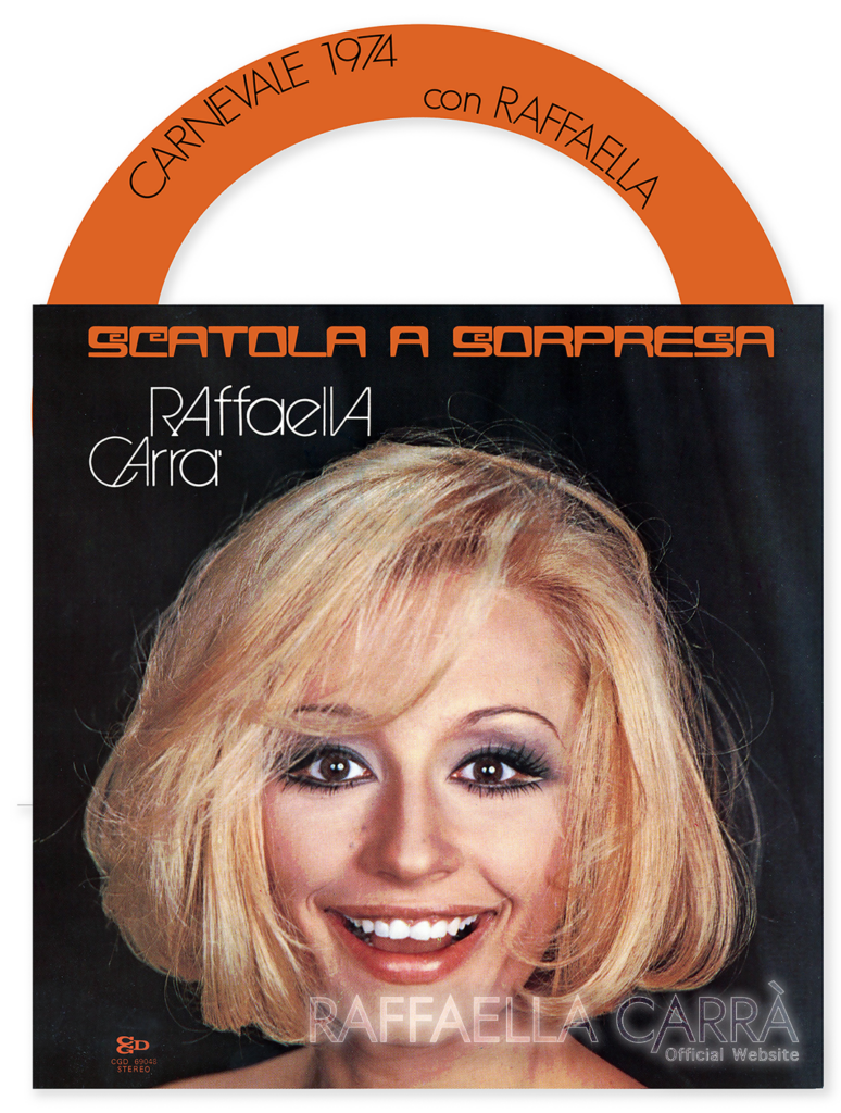 Lp edizione promozionale “Scatola a sorpresa” Carnevale 1974 con archetto in cartoncino • Italia