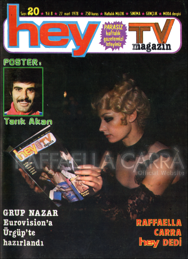 Hey Tv Magazine  – Marzo 1978 Turchia