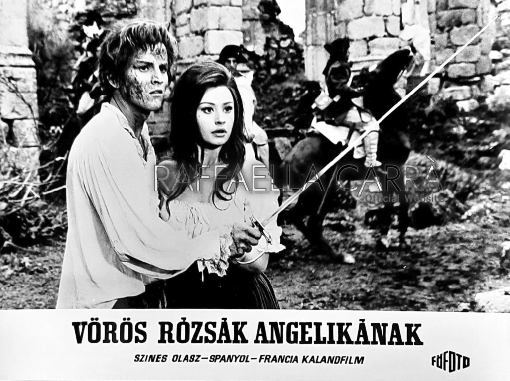 Fotobusta film “Vörös Rózsák Angelikának”(Rose rosse per Angelica)