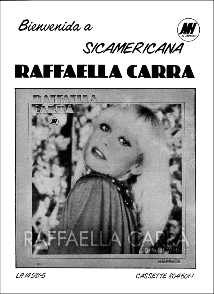 Locandina della  “SICAMERICANA”